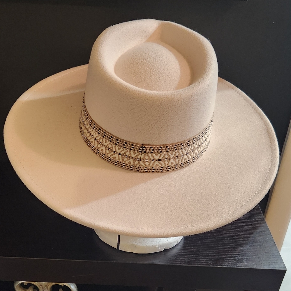 White Rancher Fedora Hat - Picture 4 of 6